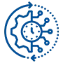 Clock in screw icon