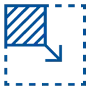 Scale down icon