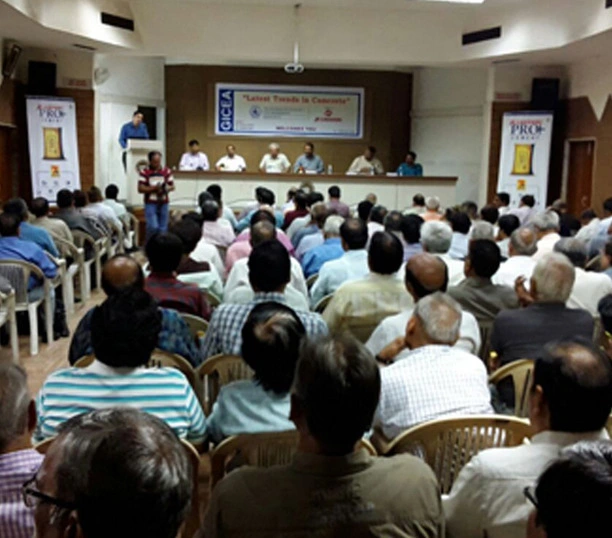 Indoor conference on construction topics