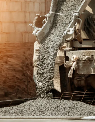Cement pouring