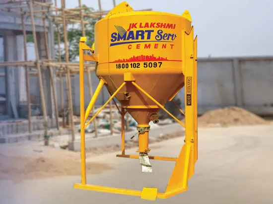 Concrete skip machine banner