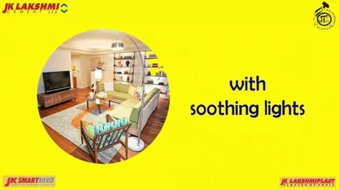 Vastu tip for living room with soothing lights