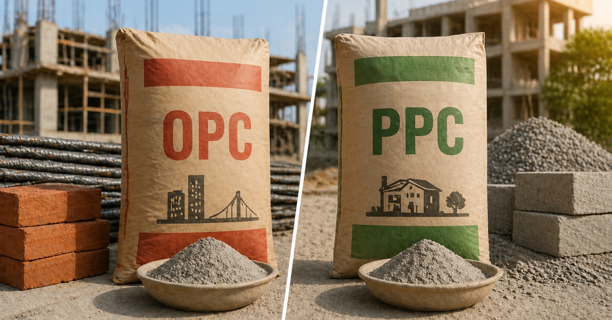 OPC vs PPC Cement: Which Cement is Better for Construction in India?