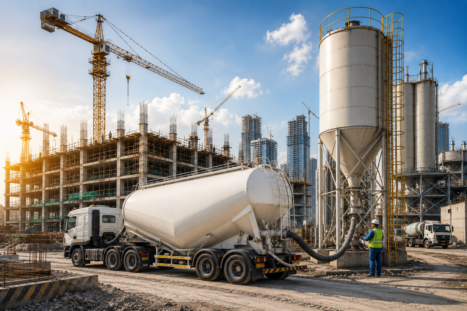 Bulk Cement Supply for Large Projects: Cost Benefits and Best Practices